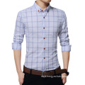 New Plaid Shirt Men′s Fashion Shirt Casual Shirt Long Sleeve Shirt Slim Fit Shirt